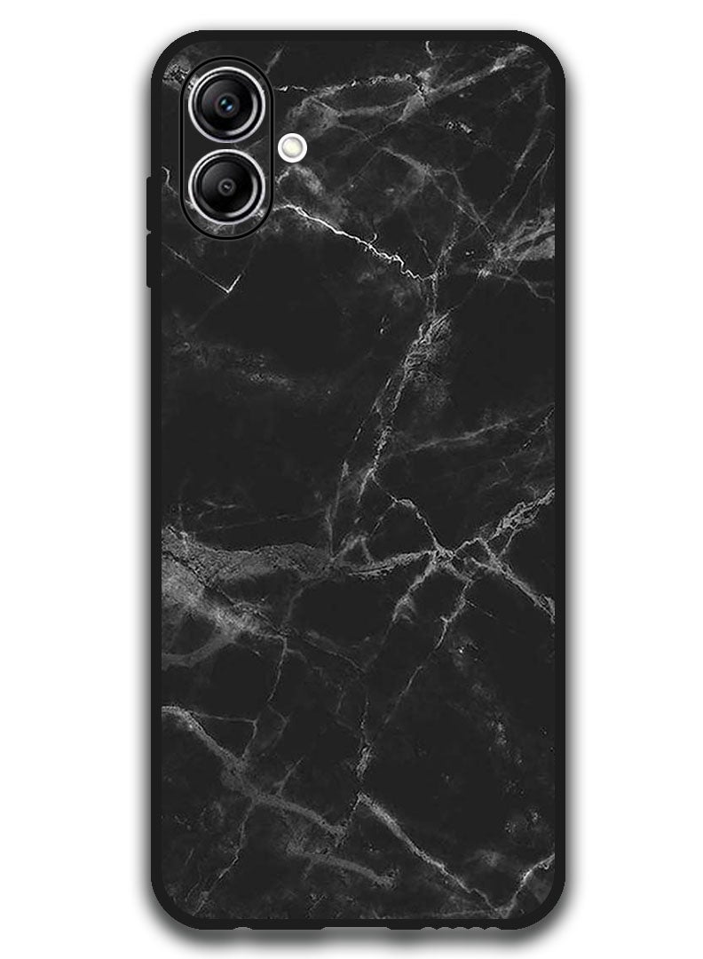 Theodor Case Compatible with Samsung Galaxy A07 6.7 Inch Protection Shockproof Bumper Cover Black Marble - Image 1